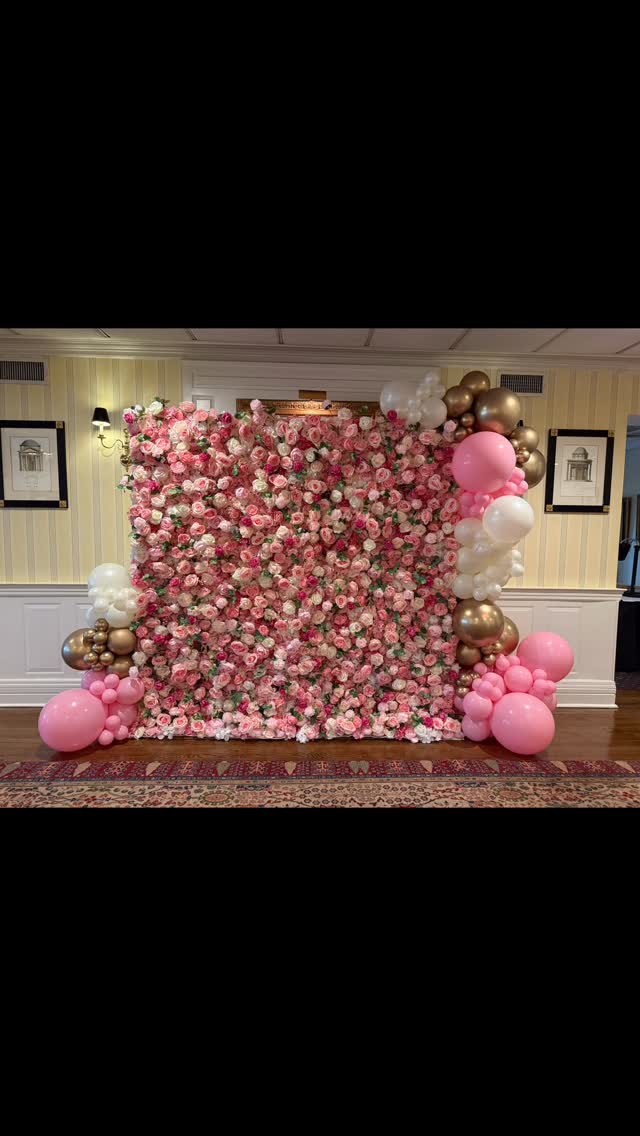 Happy 80th birthday! Flower wall is always a great idea!🌻🌷🪷