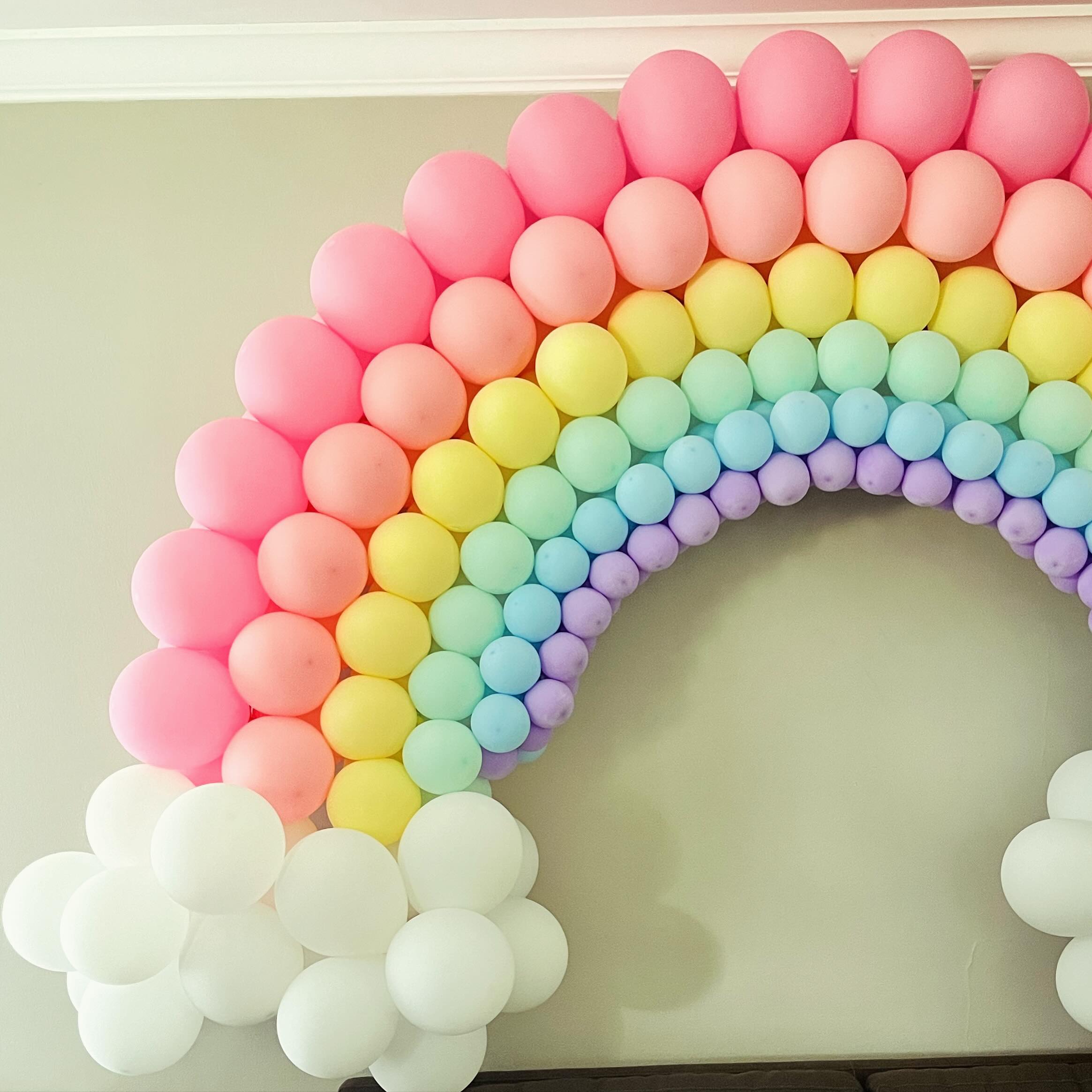 Rainbow made out of balloons?